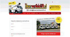 Desktop Screenshot of huurverhuislift.nl